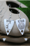 Heart Shape Moon and Sun Earrings