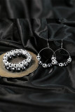 Halloween Skull Beads Earrings