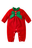 Bowknot Knitting Baby Romper