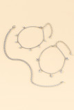Alloy Ankle Bracelet Set MOQ 5pcs
