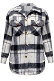 Plaid Pocket Button Up Shacket