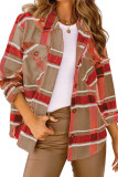 Plaid Pocket Button Up Shacket