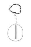Silver Tassle Snake Shape Thigh Chain