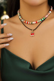 Christmas Pendant Chocker Necklace Set MOQ 5pcs