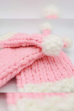 Cable Knitting Christmas Hat