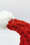 Cable Knitting Christmas Hat