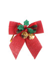 Christmas Ribbon Bow With Bell MOQ5pcs
