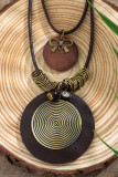Boho Double Layer Cord Necklace MOQ 5pcs