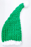 Cable Knitting Christmas Hat
