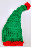 Cable Knitting Christmas Hat