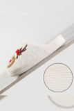 Christmas Deer Knit Flurry Slippers