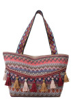 Ethic Knit Zipper Tote Bag MOQ 3pcs