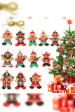 Gringerbread Man Christmas Decoration 12pcs Set MOQ 3sets