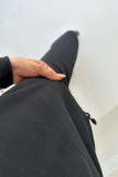 Ribbed Knitting 2PCS Pant Set
