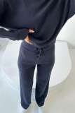Ribbed Knitting 2PCS Pant Set
