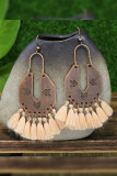 Bohemian Metal With Tassels Earrings MOQ 5pcs