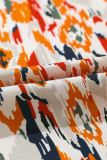 Multicolour Abstract Print Western Fashion Plus Size Shirt