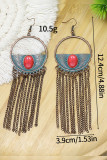 Big Round Tassels Boho Earrings MOQ 5pcs