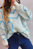 Valentine's Day Heart Knitting Sweater
