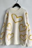 Valentine's Day Heart Knitting Sweater