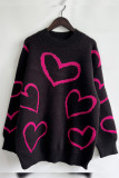 Valentine's Day Heart Knitting Sweater