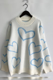Valentine's Day Heart Knitting Sweater