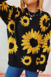 Sunflower Knit Pullover Sweater