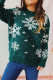 Christmas Snowflake Knitting Sweater