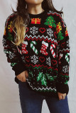 Christmas Pattern Knitting Pullover Sweater