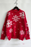 Christmas Snowflake Knitting Sweater