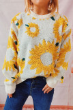 Sunflower Knit Pullover Sweater