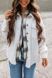 Cable Button Up Pockets Outerwear