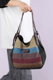 Muticolor Tape Canvas Tote Bag MOQ 3pcs