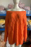 Cable Knitting Pullover Sweater