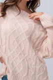 Cable Knitting Pullover Sweater