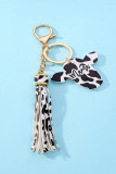 Rainbow Mama Tassle Keychain