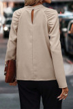 Apricot Back Cut Splicing Top