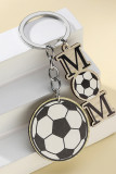 Wooden Sports Mom Keychain