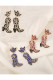 Western Boots Crystal Earrings
