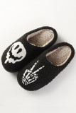 Skull Knit Flush Slipper