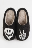 Skull Knit Flush Slipper