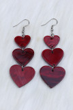 Triple Layer Hearts Earrings MOQ 5pcs