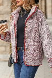 Plain Button Up Plush Jacket