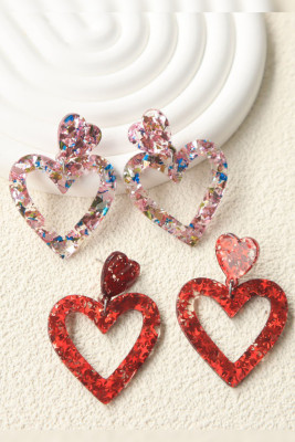 Valentine's Day Heart Shape Earrings