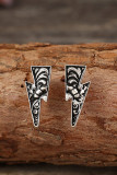 Lightning Shape Alloy Earrings