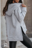 Plain Open Zipper Hoodies