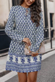 Vintage Printing MIni Dress
