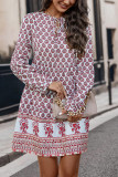 Vintage Printing MIni Dress