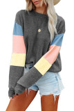 Colorblock Long Sleeves Top