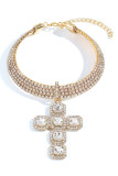 Diamond Stone Chocker MOQ 5pcs